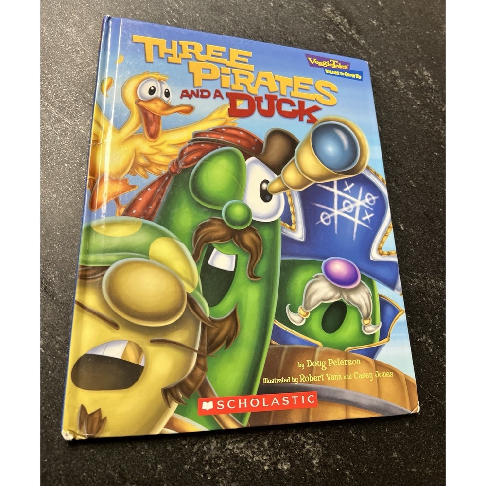 VeggieTales Kids Book Lot of 6 Scholastic Hardcover Christian Children's Books‎ - Picture 6 of 12